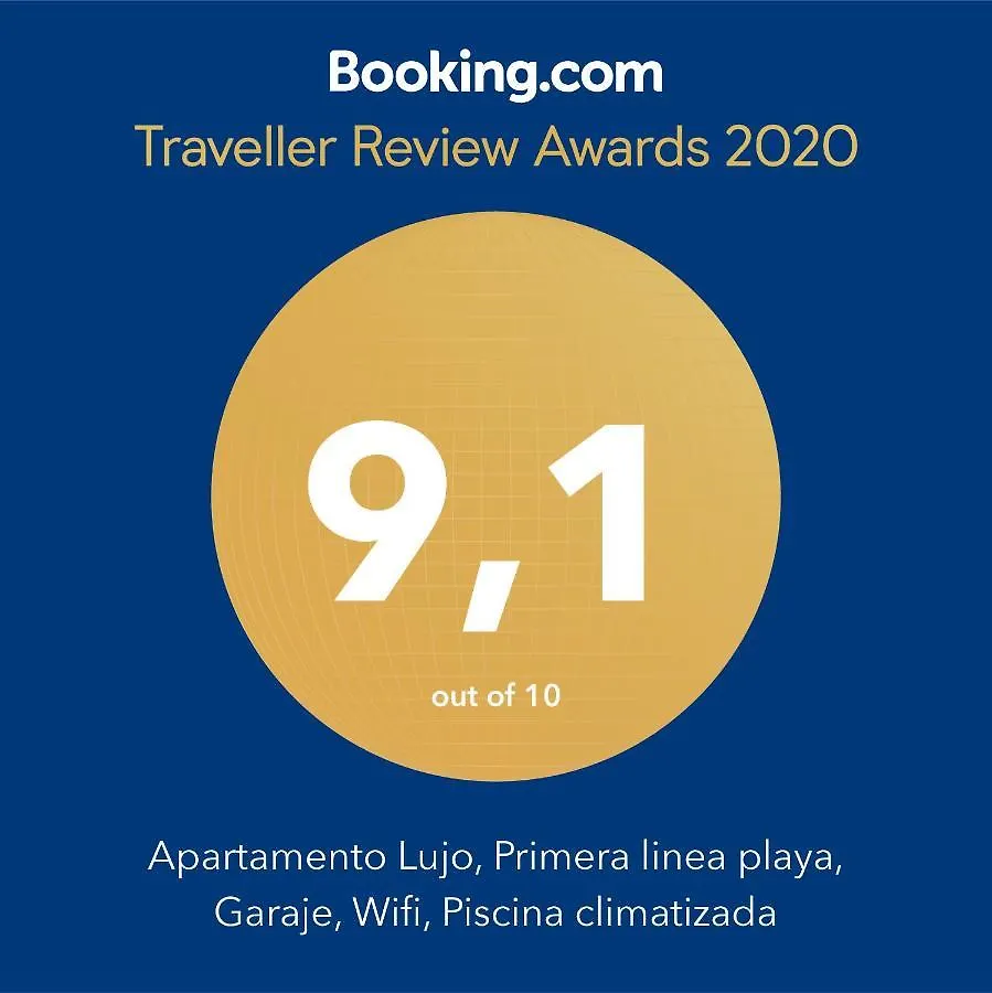 Apartamento Lujo, Primera linea playa, Garaje, Wifi, Piscina climatizada Roquetas de Mar