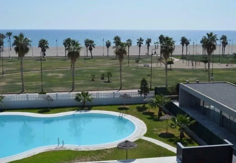 Apartamento Lujo, Primera Linea Playa, Garaje, Wifi, Piscina Climatizada Apartment Roquetas de Mar 0*,  Spain