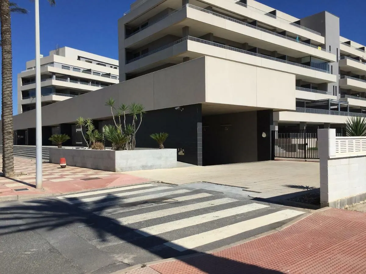 Apartamento Lujo, Primera linea playa, Garaje, Wifi, Piscina climatizada Roquetas de Mar