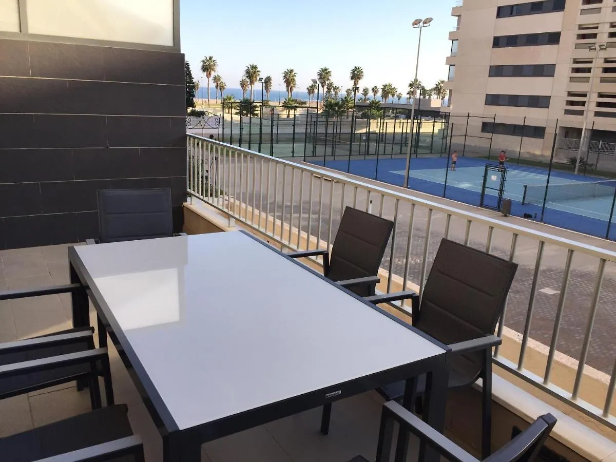 Apartamento Lujo, Primera linea playa, Garaje, Wifi, Piscina climatizada Roquetas de Mar