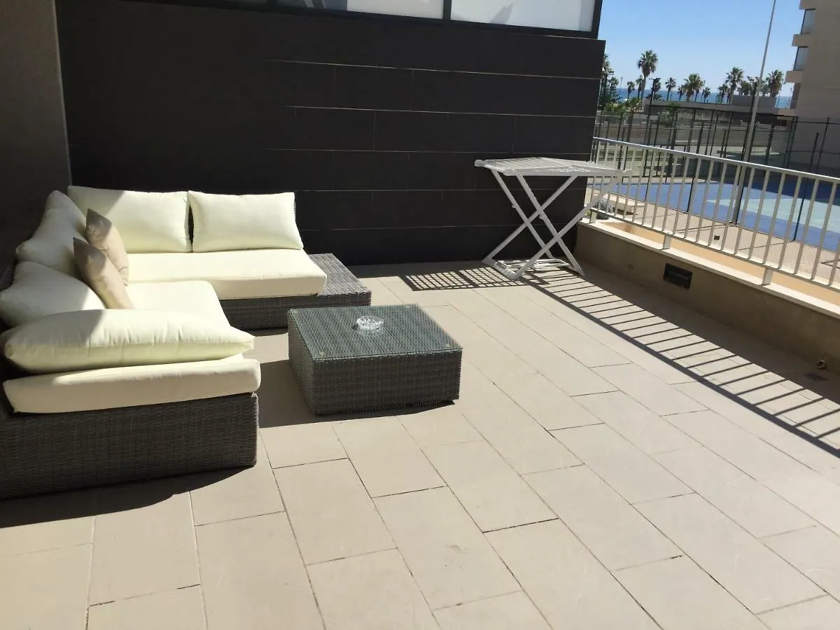 Apartamento Lujo, Primera Linea Playa, Garaje, Wifi, Piscina Climatizada Roquetas de Mar Apartment